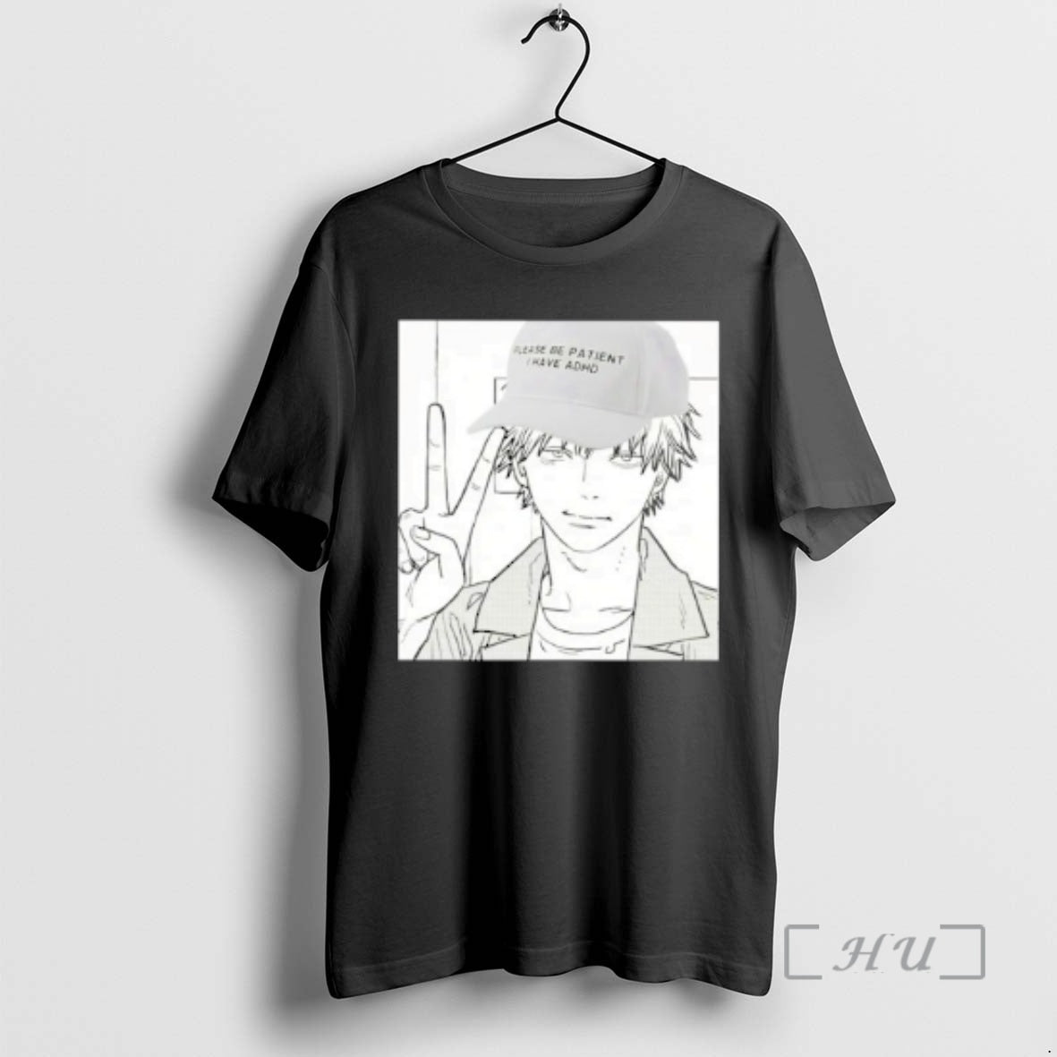 Trending Chainsaw Man Please Be Patient I Have Adhd T-Shirts, Hoodie, Sweatshirt | ZylaModa.com