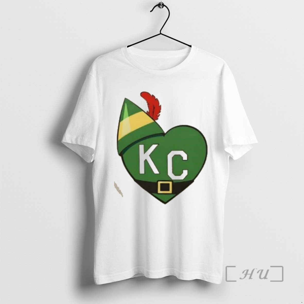 Trending Cheerful Elf Kc Heart T-Shirts, Hoodie, Sweatshirt | ZylaModa.com