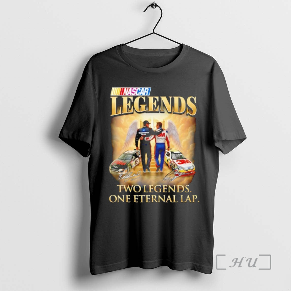 Trending Dale Earnhardt And Greg Biffle Nascar Legends Two Legends One Eternal Lap Premium T-Shirts, Hoodie, Sweatshirt