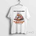 Trending Duck Im At The Age Where The Next Day My Body Whispers To Me T-Shirts, Hoodie, Sweatshirt | ZylaModa.com