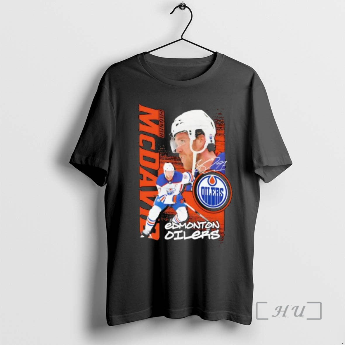 Trending Edmonton Oilers Connor Mcdavid Outerstuff Black Playmaker Signature T-Shirts, Hoodie, Sweatshirt | ZylaModa.com