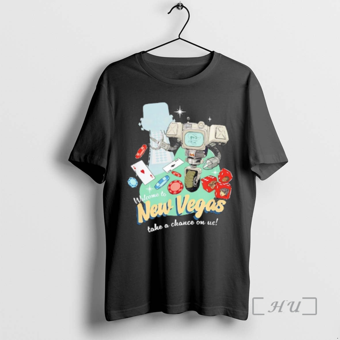 Trending Fallout Welcome To New Vegas Lucky 38 Take A Chance On Us Premium T-Shirts, Hoodie, Sweatshirt | ZylaModa.com