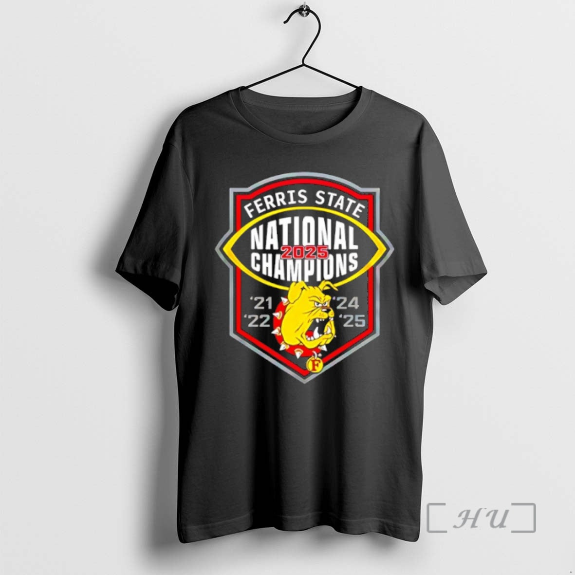 Trending Ferris State Back To Back 2025 National Champions 21 22 24 25 Premium T-Shirts, Hoodie, Sweatshirt | ZylaModa.com