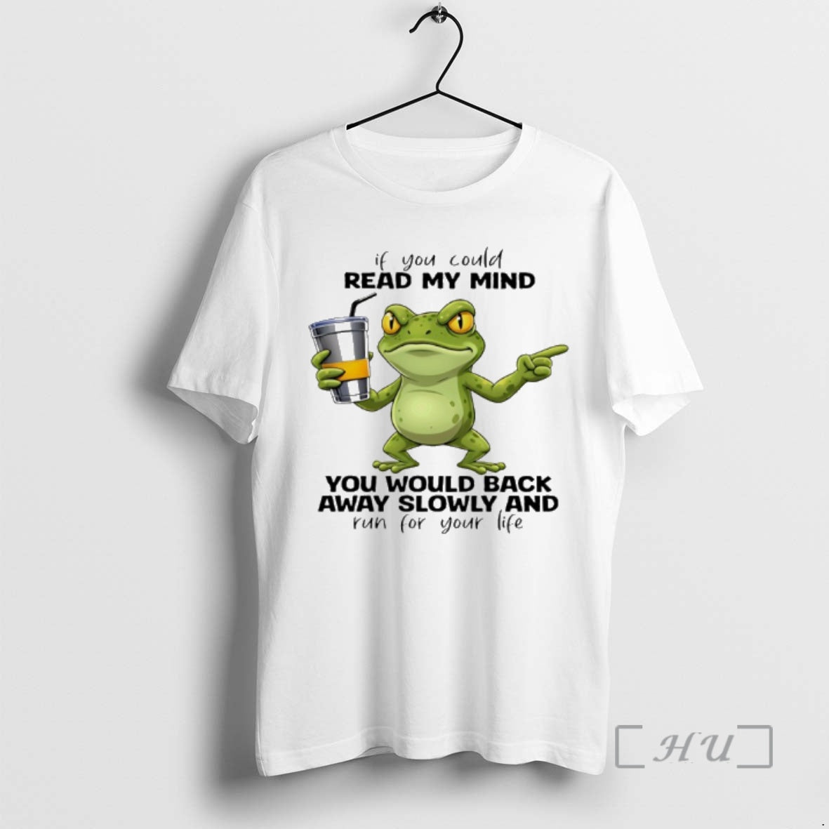Trending Frog If You Could Read My Mind You Would Back Away Slowly And Run T-Shirts, Hoodie, Sweatshirt | ZylaModa.com