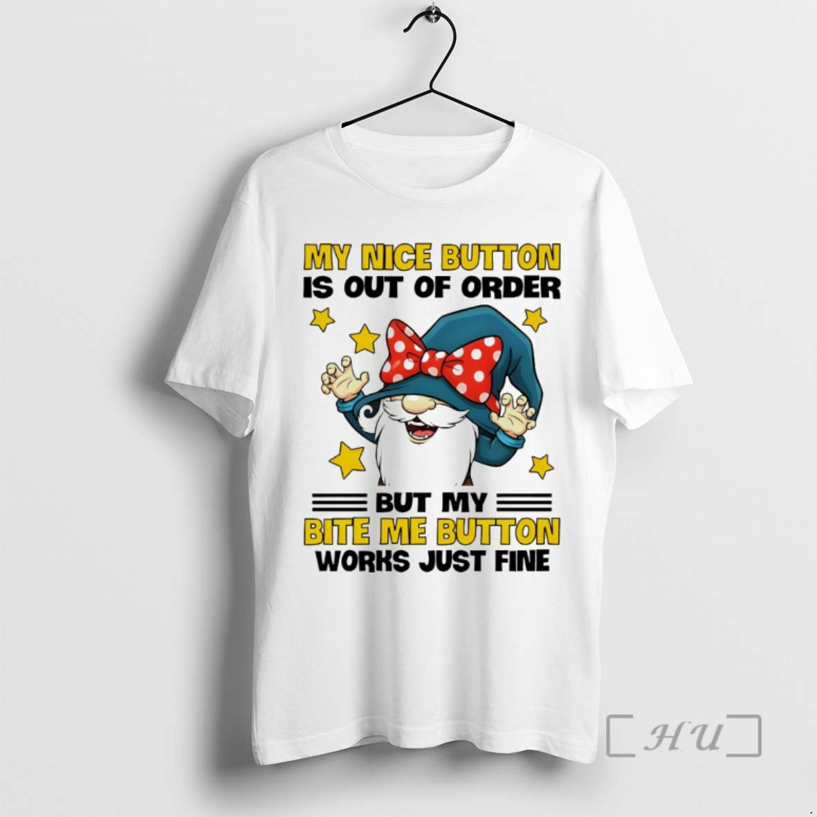 Trending Gnome My Nice Button Is Out Of Order But My Bite My Button Works T-Shirts, Hoodie, Sweatshirt | ZylaModa.com