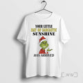 Trending Grinch Your Little Ray Of Sarcastic Sunshine Has Arrived T-Shirts, Hoodie, Sweatshirt | ZylaModa.com