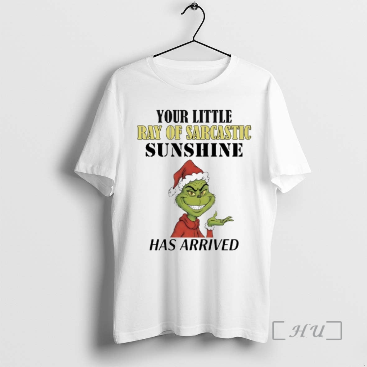 Trending Grinch Your Little Ray Of Sarcastic Sunshine Has Arrived T-Shirts, Hoodie, Sweatshirt | ZylaModa.com