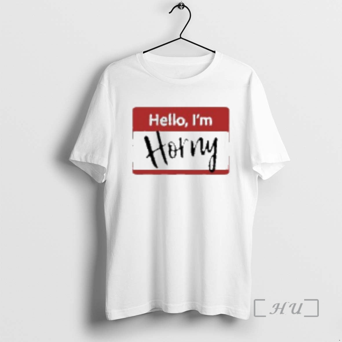Trending Hello Im Horny Logo T-Shirts, Hoodie, Sweatshirt | ZylaModa.com