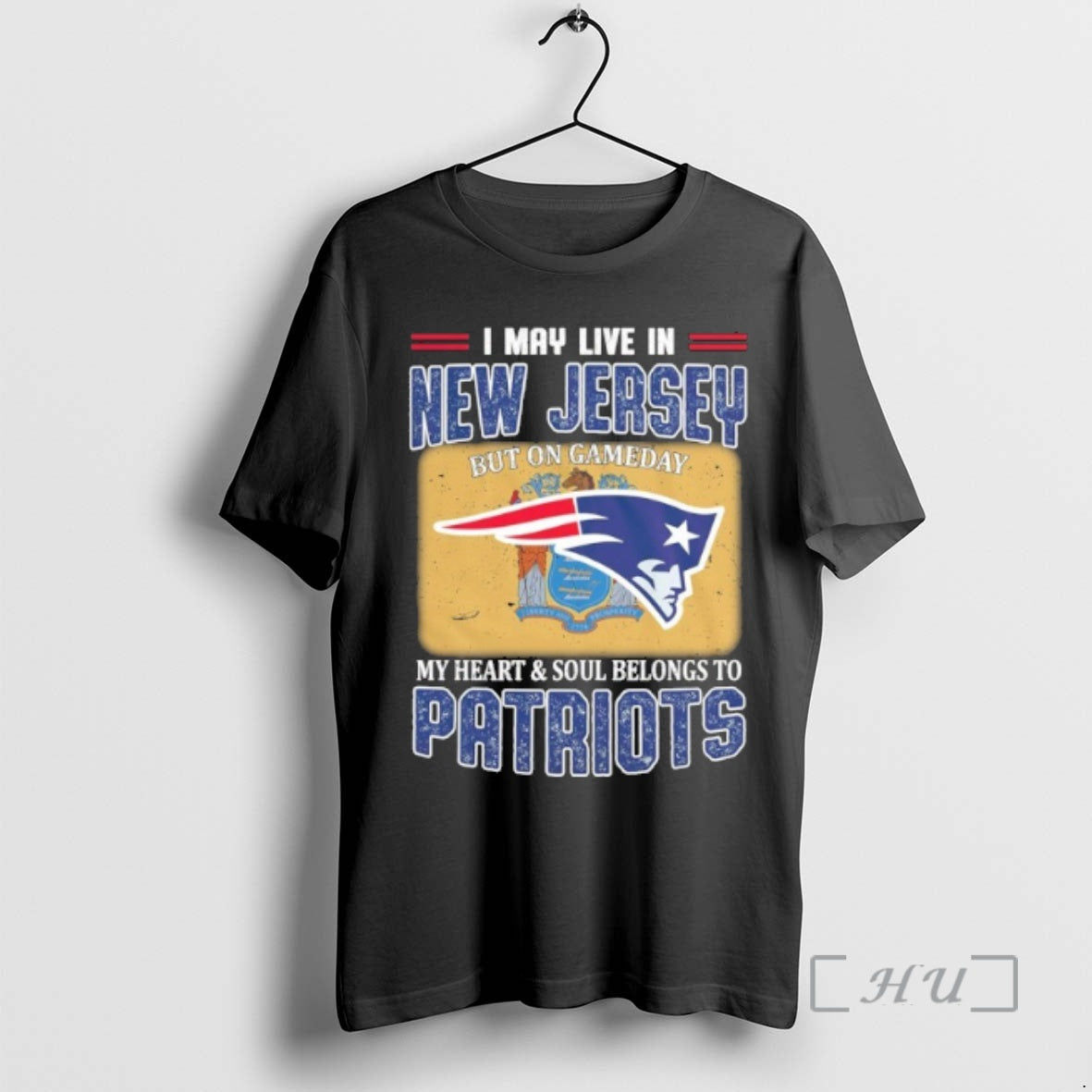 Trending I May Live In New Jersey But On Gameday My Heart Soul Belongs To T-Shirts, Hoodie, Sweatshirt | ZylaModa.com