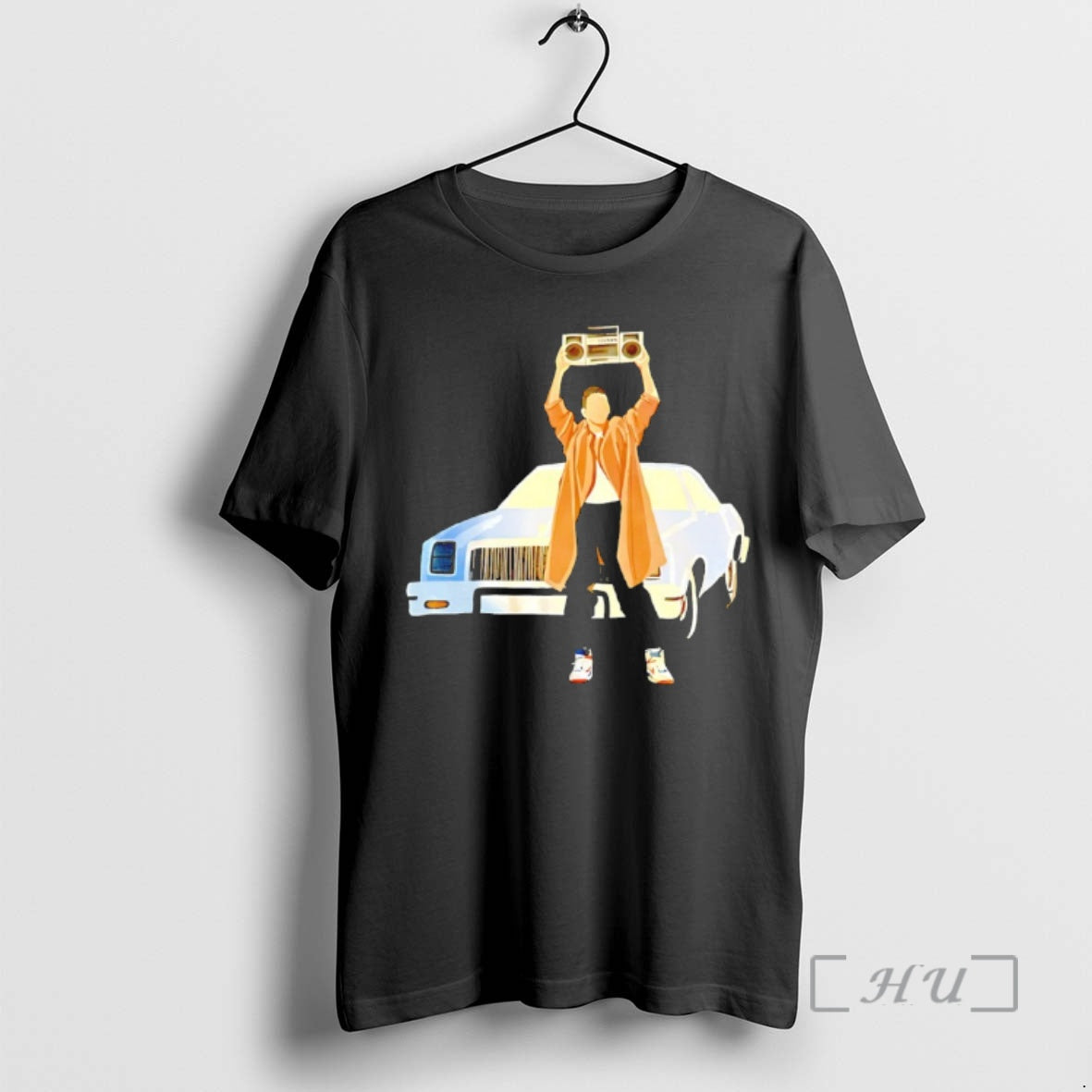 Trending John Cusack Say Anything Boombox Scene Art T-Shirts, Hoodie, Sweatshirt | ZylaModa.com
