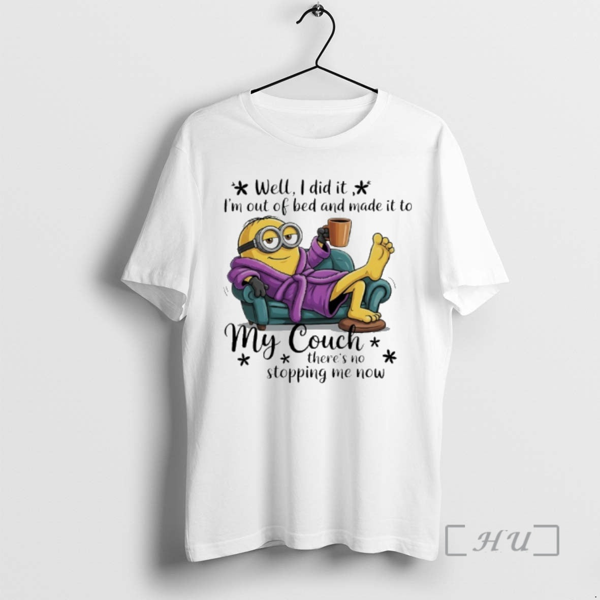 Trending Minion Well I Did It Im Out Of Bed And Made It To My T-Shirts, Hoodie, Sweatshirt | ZylaModa.com