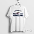 Trending Property Of Stingrays Est 1993 Logo Vintage T-Shirts, Hoodie, Sweatshirt | ZylaModa.com