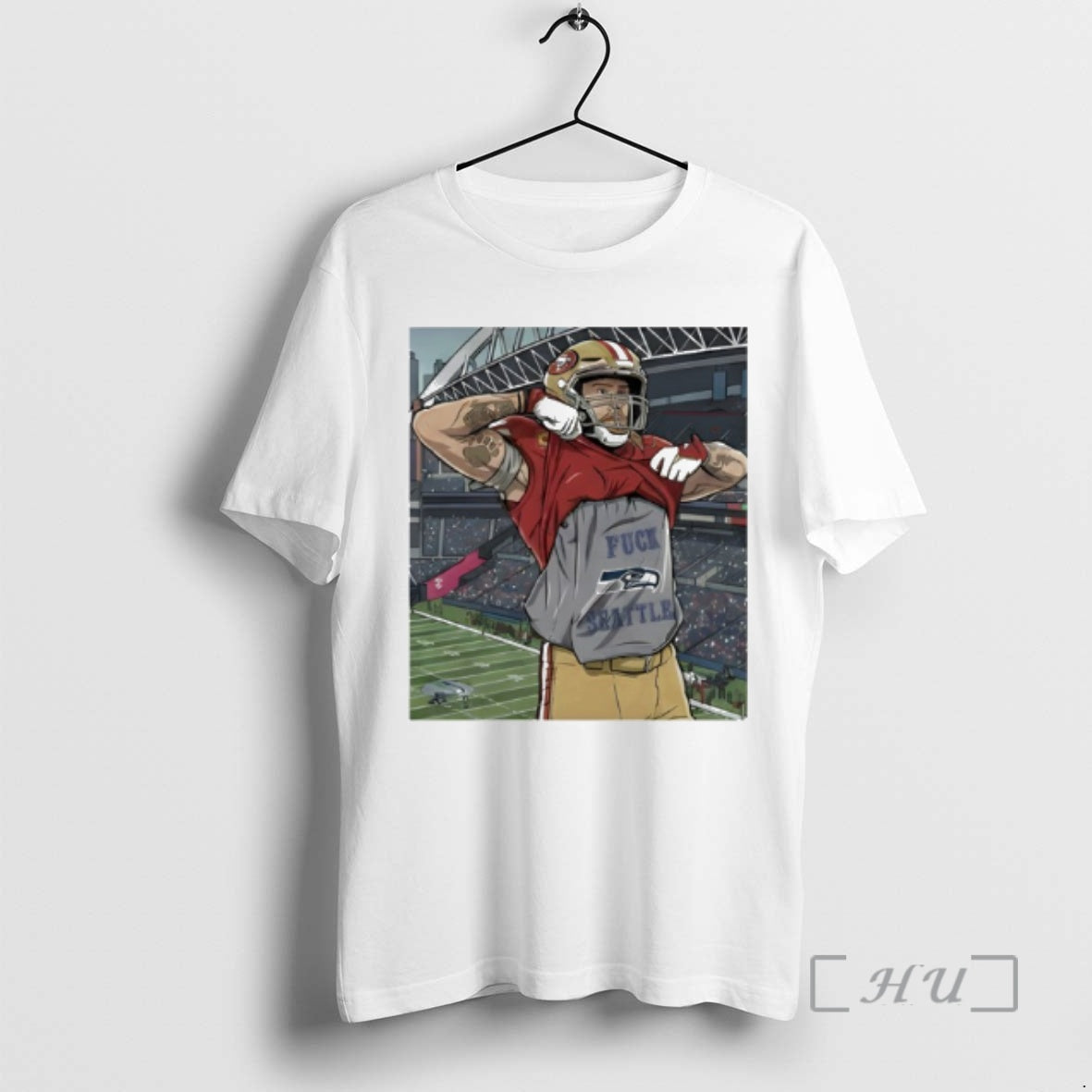 Trending Sf 49ers George Kittle Fuck Seattle T-Shirts, Hoodie, Sweatshirt | ZylaModa.com