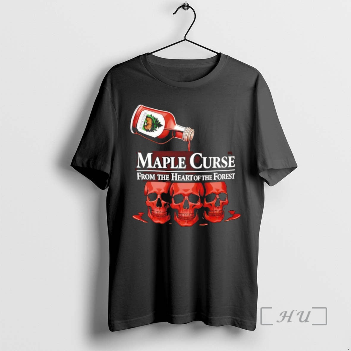 Trending Skulls Maple Curse From The Heart Of The Forest Graphic Premium T Shirts Sweater Hoodie, Sweatshirt | ZylaModa.com