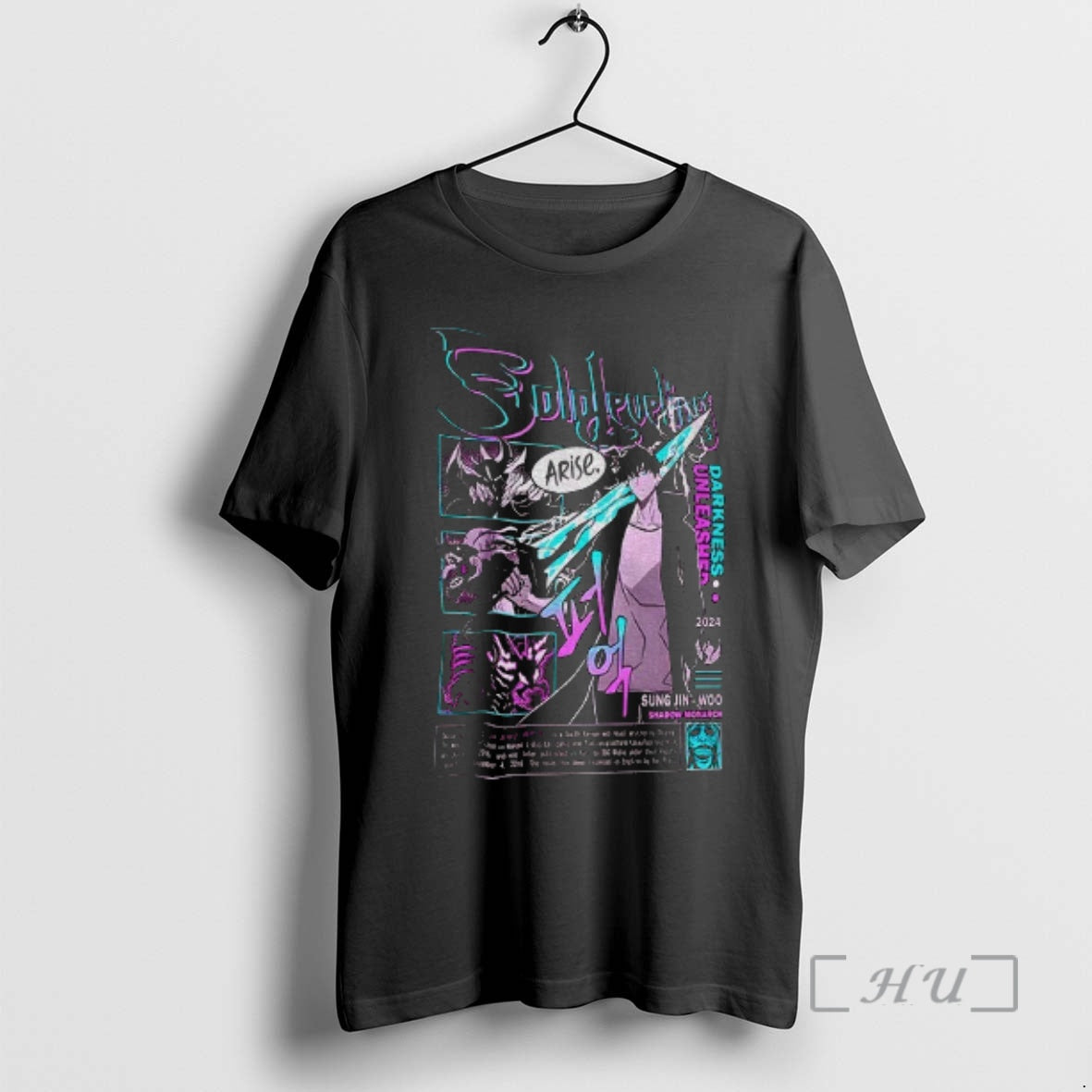 Trending Sung Jin Woo Arise Anime Darkness Unleashed T-Shirts, Hoodie, Sweatshirt | ZylaModa.com