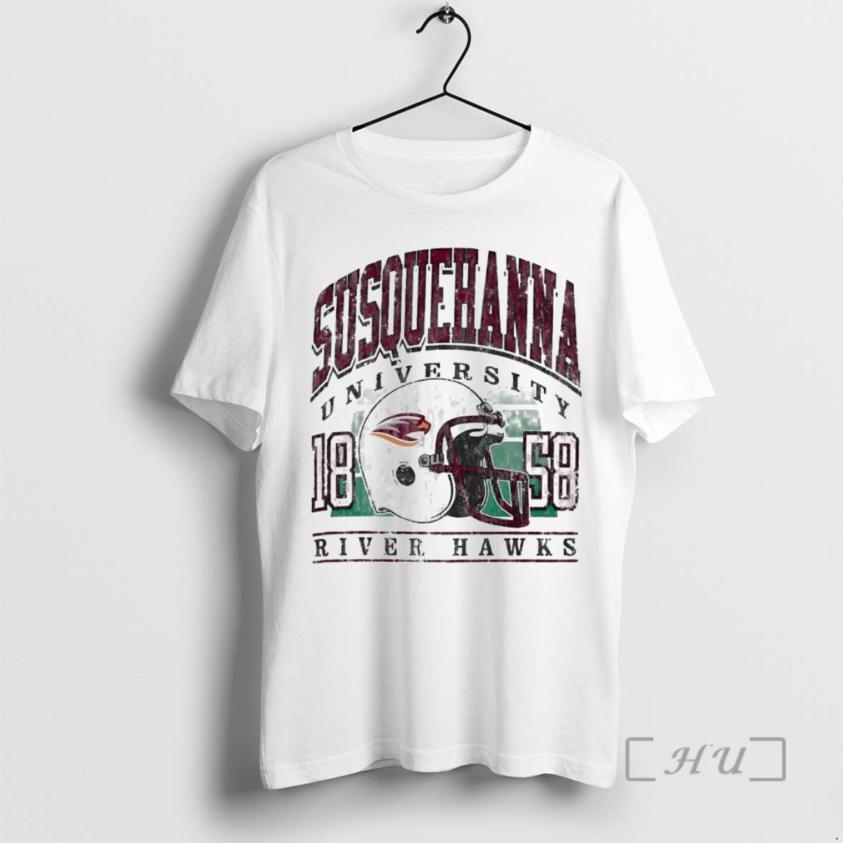 Trending Susquehanna University River Hawks Helmet Est 1858 T-Shirts, Hoodie, Sweatshirt | ZylaModa.com