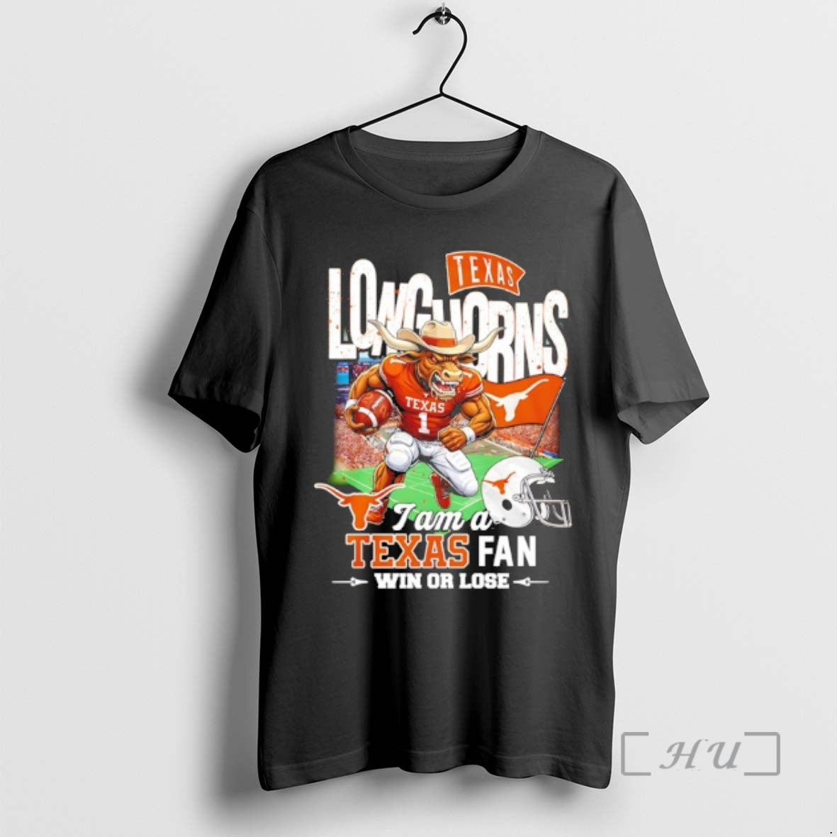 Trending Texas Longhorns I Am A Texas Fan Win Or Lose Mascot Premium T Shirts Hoodie, Sweatshirt | ZylaModa.com