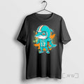 Trending The Dolphins Miami Dolphins Football Cartoon Black T-Shirts, Hoodie, Sweatshirt | ZylaModa.com