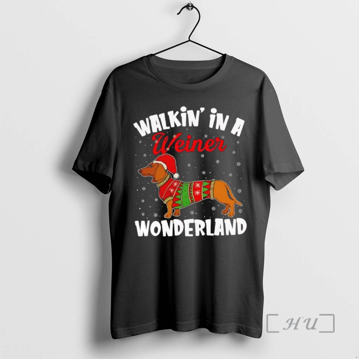 Trending Walkin In A Wiener Wonderland Christmas Black T-Shirts, Hoodie, Sweatshirt | ZylaModa.com
