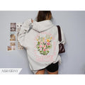 Trendy Christian Sweatshirt Merch, Words on Back Bible Verse Hoodie, Jesus Loves You, Aesthetic Women's Faith Apparel,...