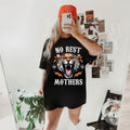 Trendy Oversized Mom Tshirt, No Rest For the Mothers Top, Grunge Shirt, Edgy Women's Clothing, Oversized Tee Womenswear...