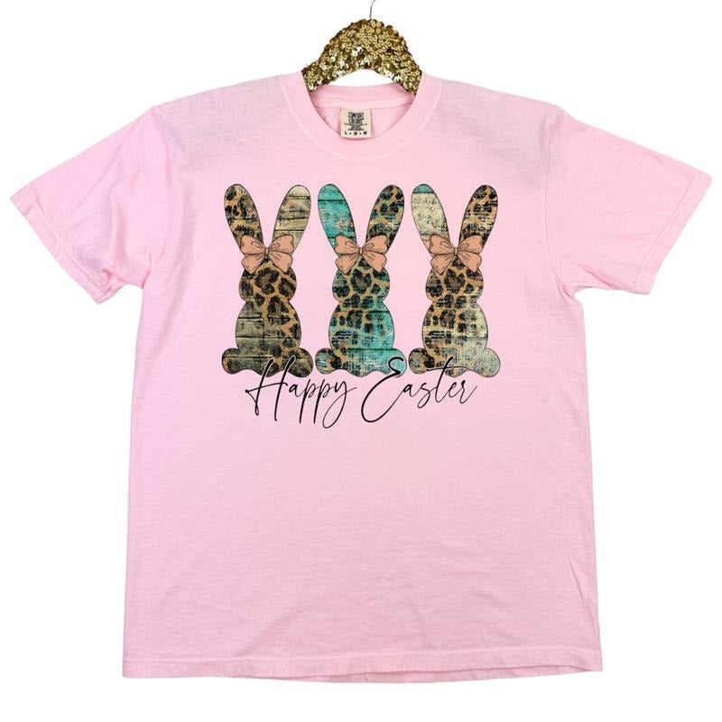 Trio  Easter Bunny Comfort Colors T-Shirt Hoodie, Sweatshirt | ZylaModa.com