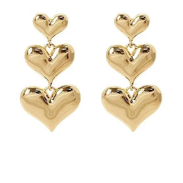 Trio Puff Heart Earrings T-Shirts, Hoodie, Sweatshirt | ZylaModa.com