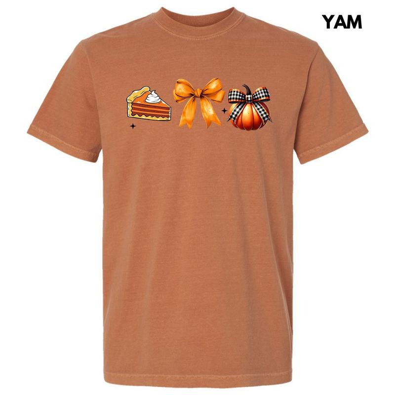 Trio Thanksgiving Things Comfort Colors T-Shirt 'NLB' Hoodie, Sweatshirt | ZylaModa.com