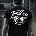 Troll Co Workwear T-shirt Sweatshirt Hoodie, Trending Mechanic Unisex Shirt, Back Side Printed Streetwear | ZylaModa.com