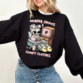 True Crime Sweater for Women, I Like Murder Shows Comfy Clothes Sweatshirt for True Crime Junkie, Funny True Crime Gift...