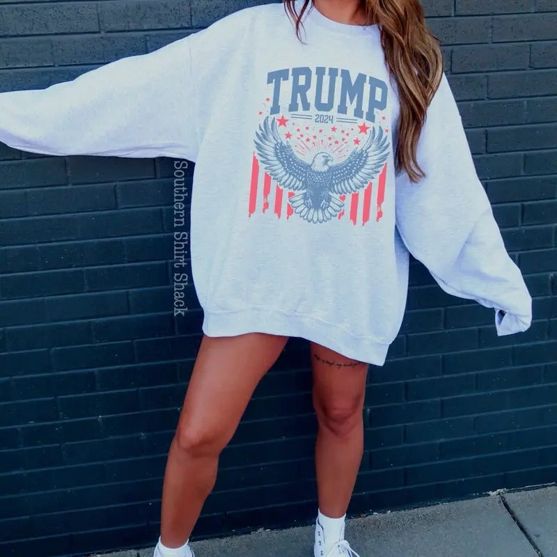 Trump Eagle Sweatshirt T-Shirts, Hoodie | ZylaModa.com