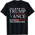 Trump Vance 2024 US Flag Vintage - Election President 2024 T-Shirt made in usa Hoodie, Sweatshirt | ZylaModa.com