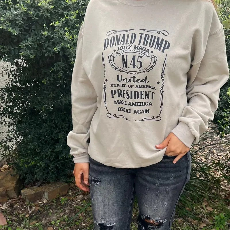 Trump Whiskey Sweatshirt T-Shirts, Hoodie | ZylaModa.com