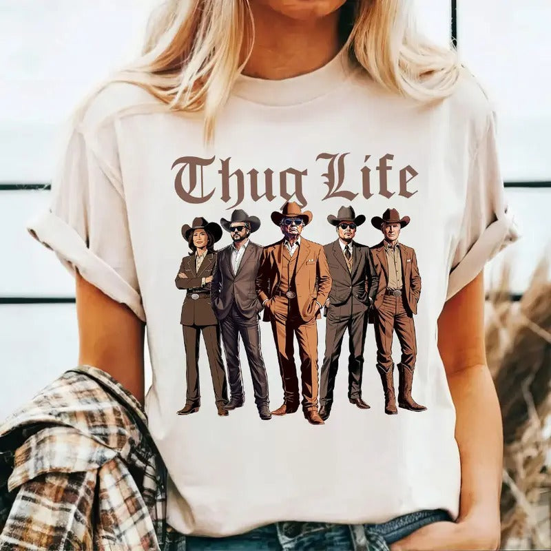 Trumpp Dark MAGA Shirt, Thug Life Shirt Hoodie, Sweatshirt | ZylaModa.com