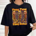 Tung Tung Tung Sahur Funny Baseball Bat Meme T-shirt, Italian Brainrot Shirt, Dank Memes Tshirt, Casual Unisex Tee Funny...