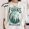 Twilight City Of Forks , For Washington T-Shirt, New Moon Shirts, Rainforest Shirt Hoodie, Sweatshirt | ZylaModa.com