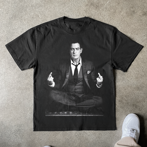 'UNCLE CHARLIE' HEAVYWEIGHT BLACK T-SHIRT Hoodie, Sweatshirt | ZylaModa.com (Image 1)