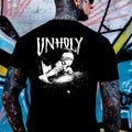 UNHOLY Nun Smoking Dark Style Black Print T-shirt Hoodie, Sweatshirt | ZylaModa.com
