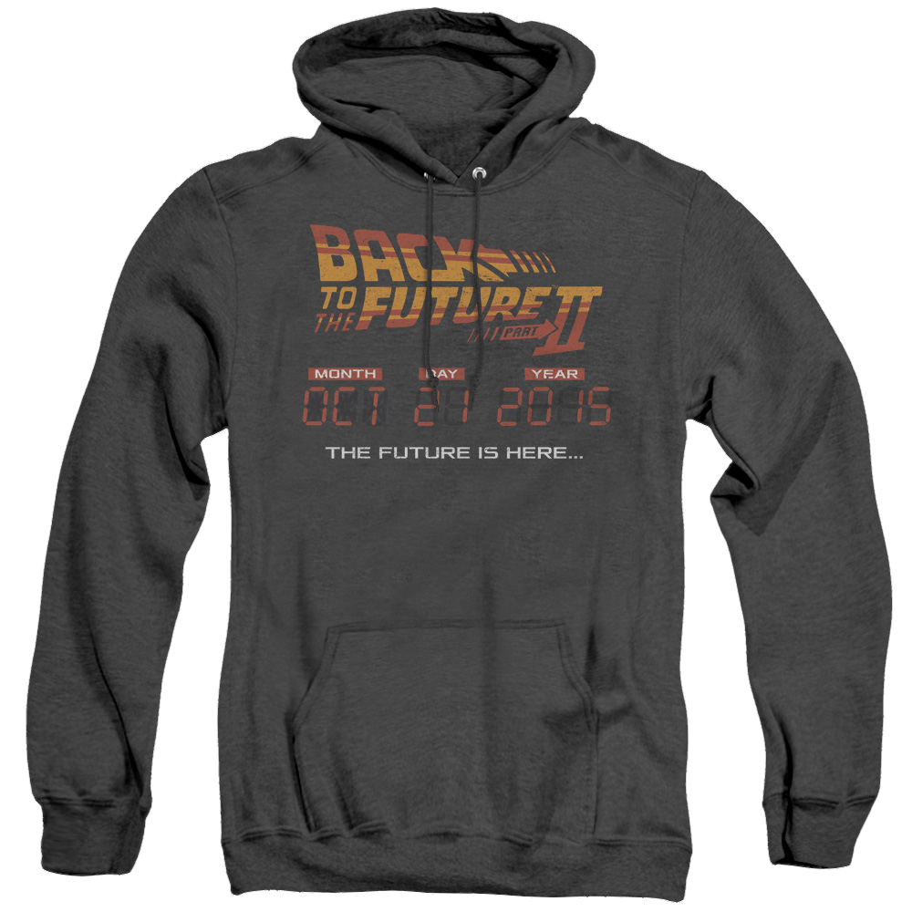 Back to the Future Trilogy Future Is Here - Heather Pullover Hoodie T-Shirts, Sweatshirt | ZylaModa.com