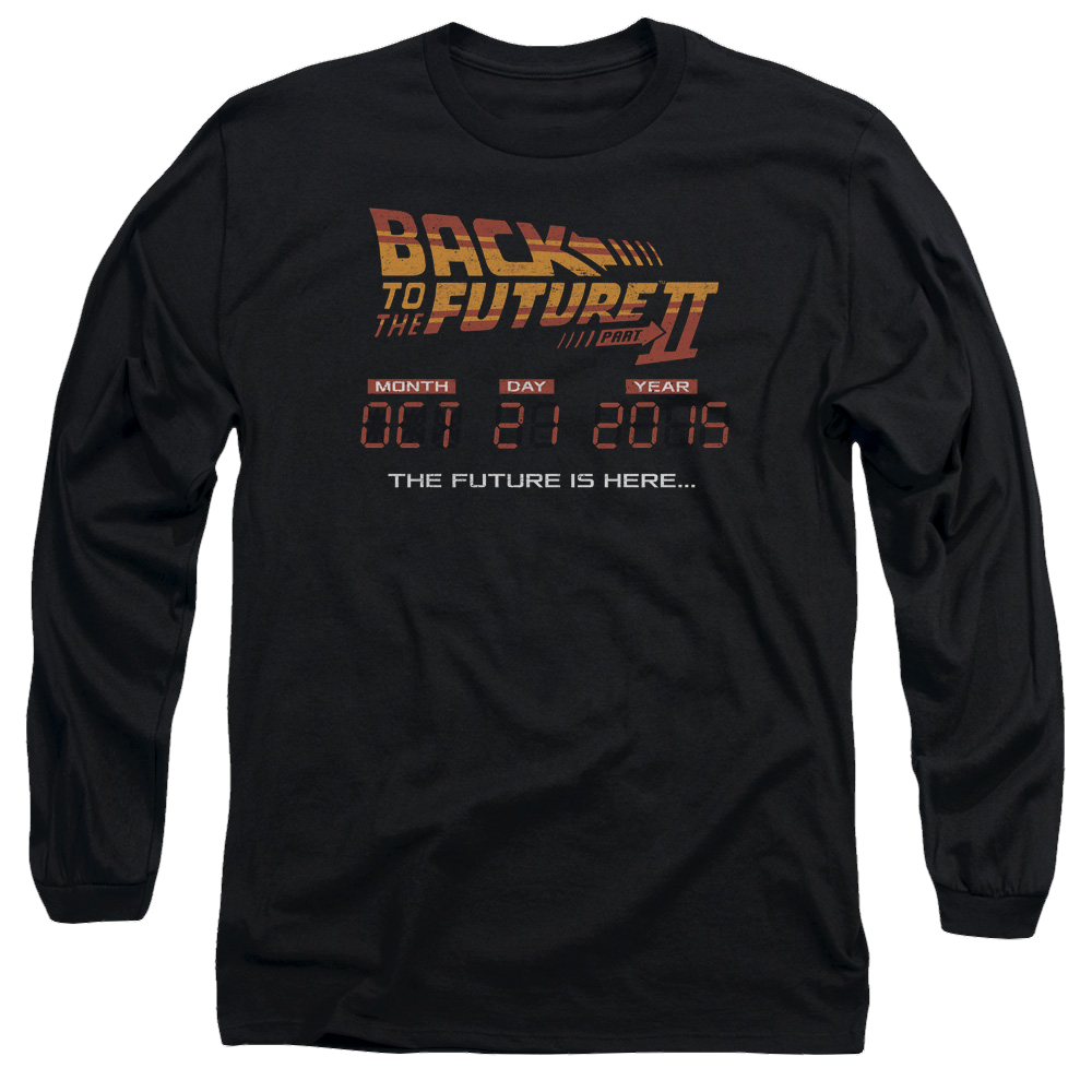 Back to the Future Trilogy Future Is Here - Men's Long Sleeve T-Shirt Hoodie, Sweatshirt | ZylaModa.com