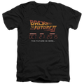 Back to the Future Trilogy Future Is Here - Men's V-Neck T-Shirt Hoodie, Sweatshirt | ZylaModa.com