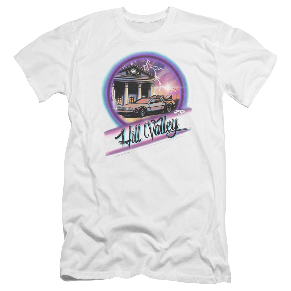 Back To The Future Ride - Men's Premium Slim Fit T-Shirt Hoodie, Sweatshirt | ZylaModa.com