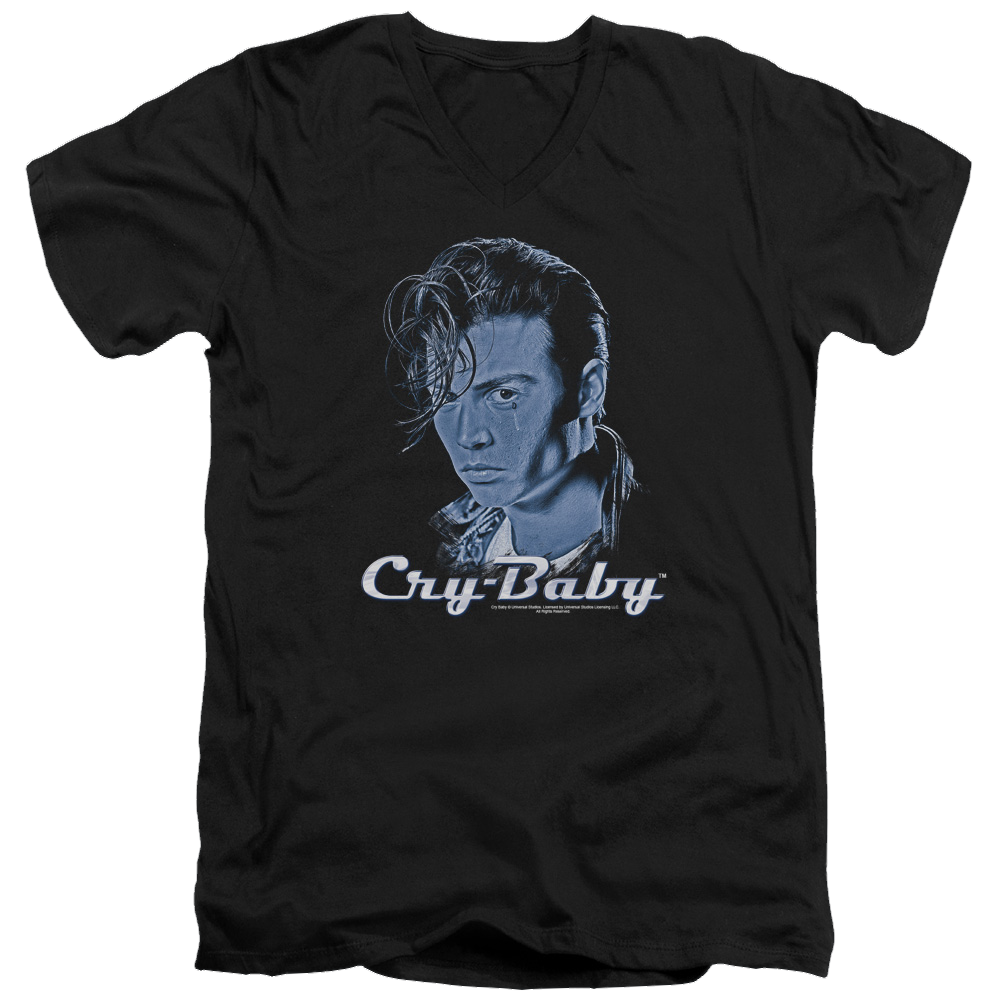 Cry Baby King Cry Baby - Men's V-Neck T-Shirt Hoodie, Sweatshirt | ZylaModa.com