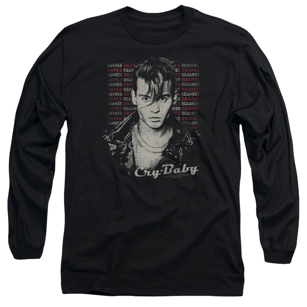 Cry Baby Drapes & Squares - Men's Long Sleeve T-Shirt Hoodie, Sweatshirt | ZylaModa.com