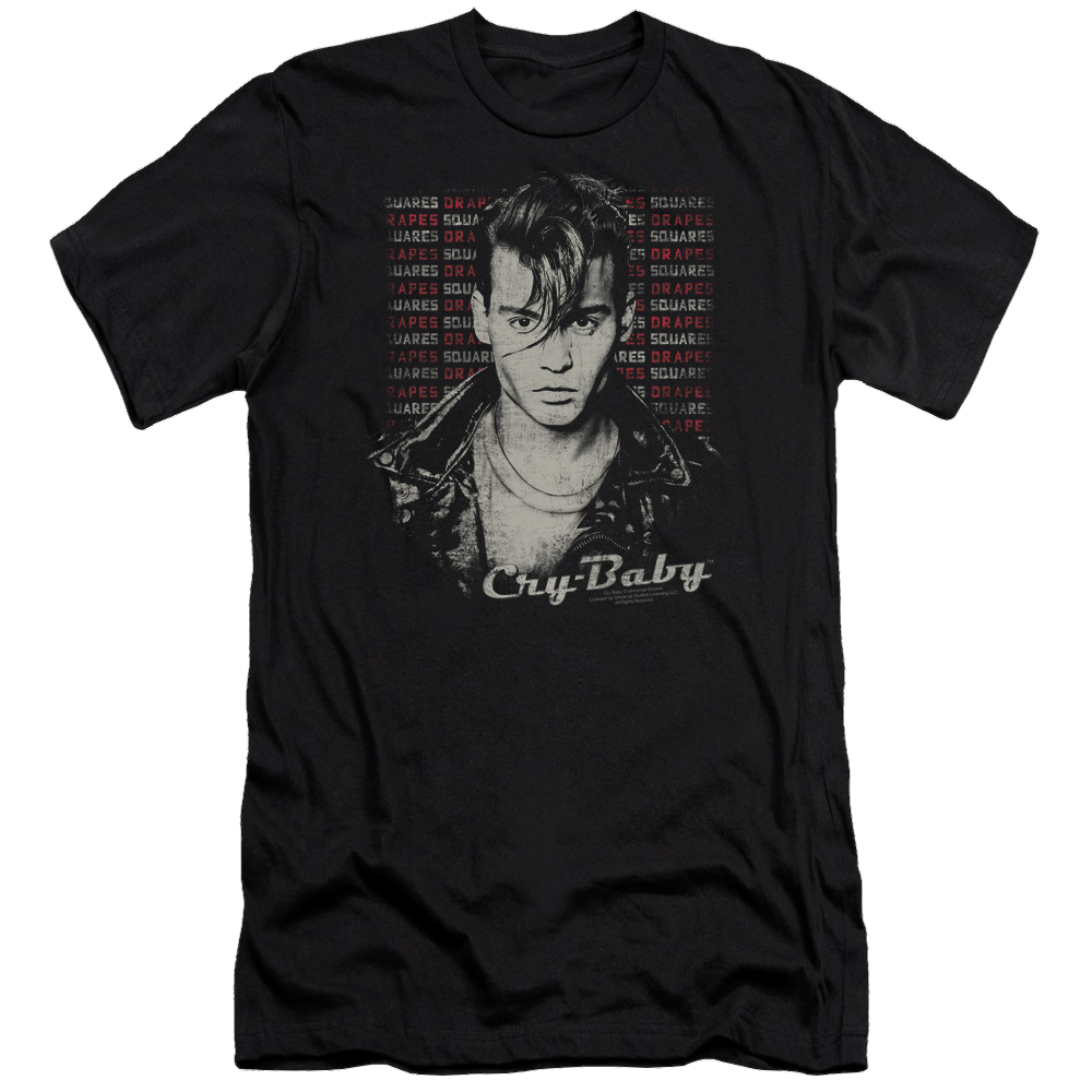 Cry Baby Drapes & Squares - Men's Premium Slim Fit T-Shirt Hoodie, Sweatshirt | ZylaModa.com