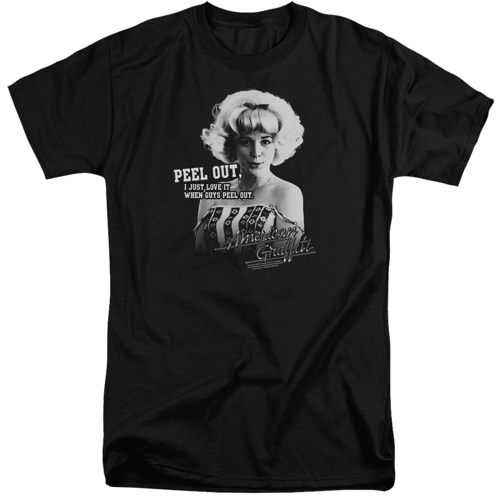 American Graffiti Peel Out - Men's Tall Fit T-Shirt Hoodie, Sweatshirt | ZylaModa.com