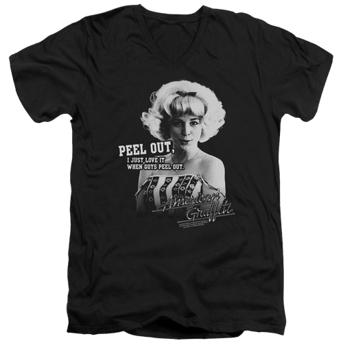 American Graffiti Peel Out - Men's V-Neck T-Shirt Hoodie, Sweatshirt | ZylaModa.com