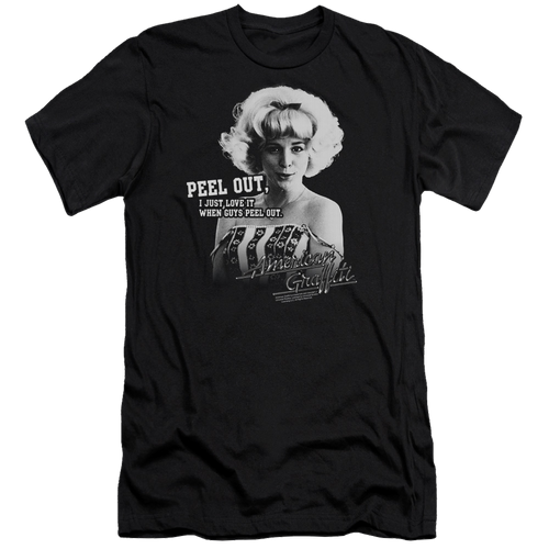 American Graffiti Peel Out - Men's Premium Slim Fit T-Shirt Hoodie, Sweatshirt | ZylaModa.com