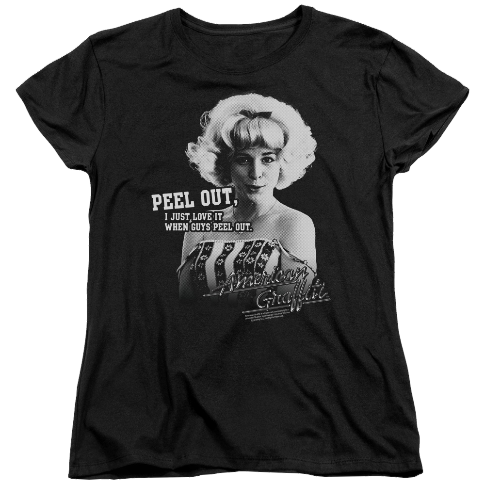 American Graffiti Peel Out - Women's T-Shirt Hoodie, Sweatshirt | ZylaModa.com
