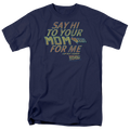Back To The Future Say Hi - Men's Regular Fit T-Shirt Hoodie, Sweatshirt | ZylaModa.com
